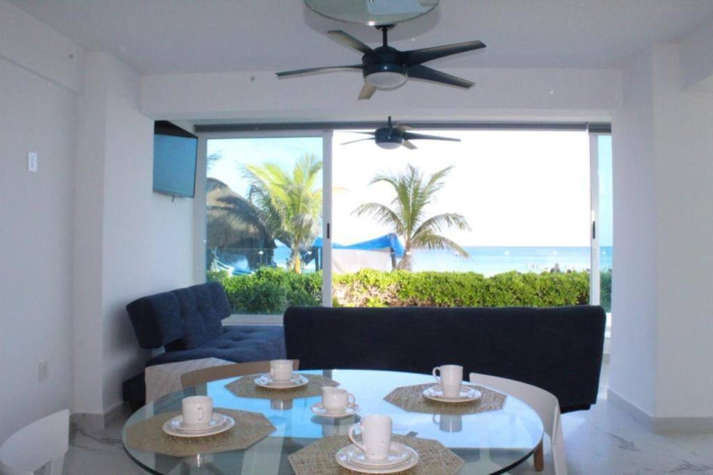 Beach Front Renewed Apartment Канкун Экстерьер фото