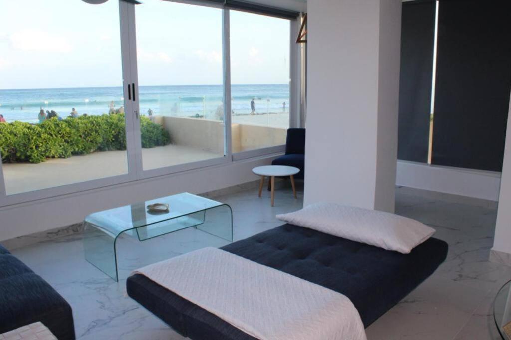 Beach Front Renewed Apartment Канкун Экстерьер фото