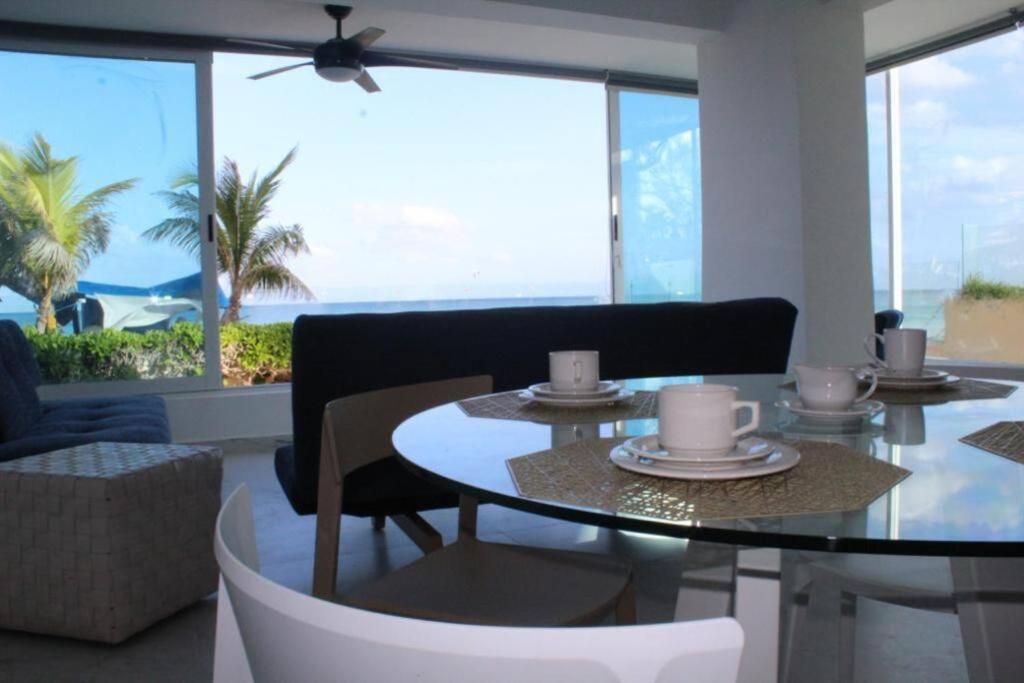 Beach Front Renewed Apartment Канкун Экстерьер фото